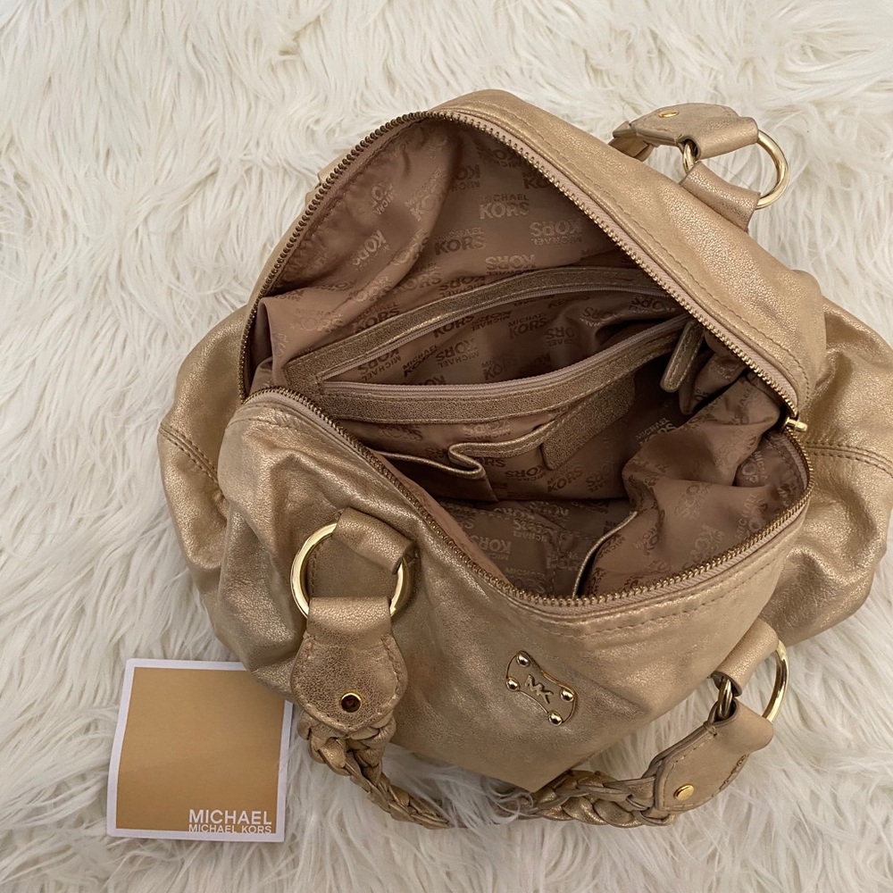 100% Authentic Michael Kors Gold Purse